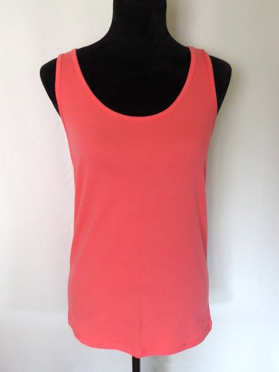 Tops - SALMON PINK STRETCH TANK TOP LARGE EIGHT EIGHT EIGHT BRAND  WORN ONCE